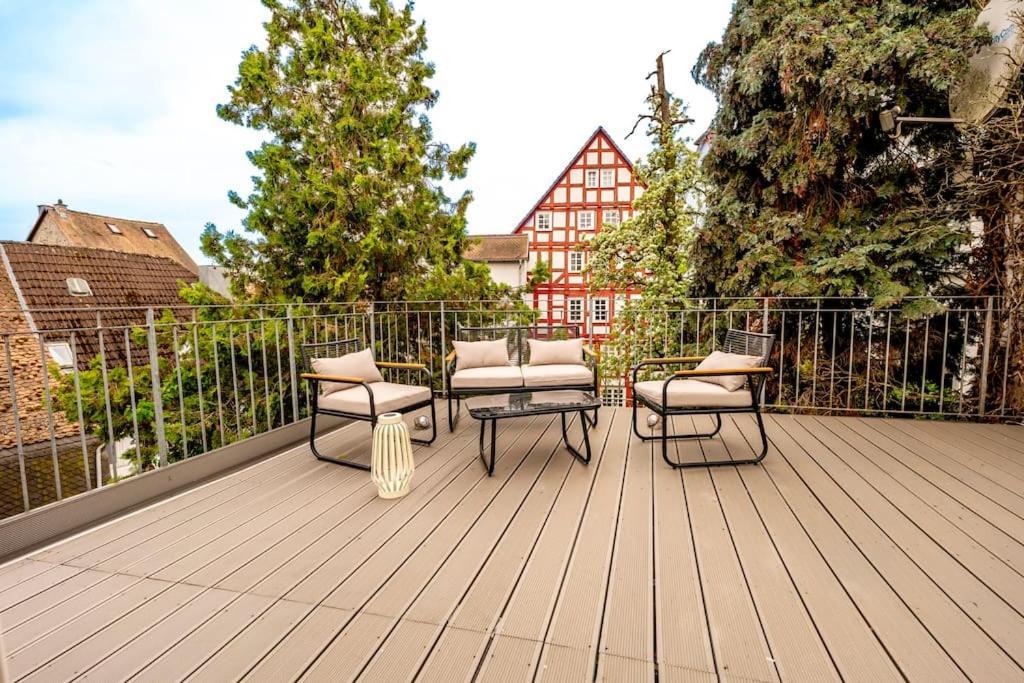 Himmlische Altstadt-Maisonette Marburg Exterior foto